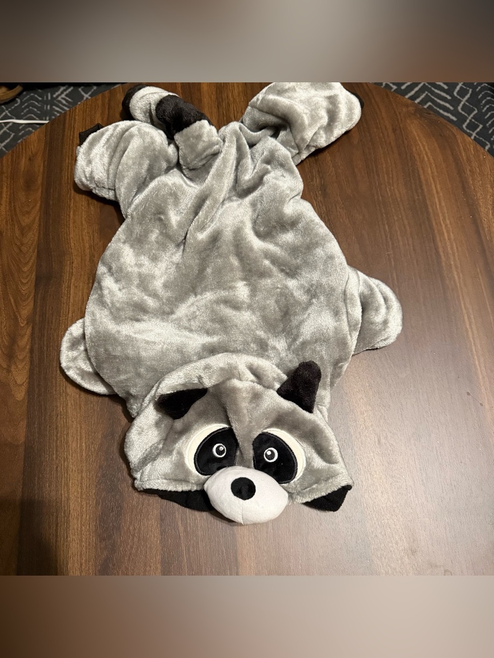 Dog raccoon Halloween costume